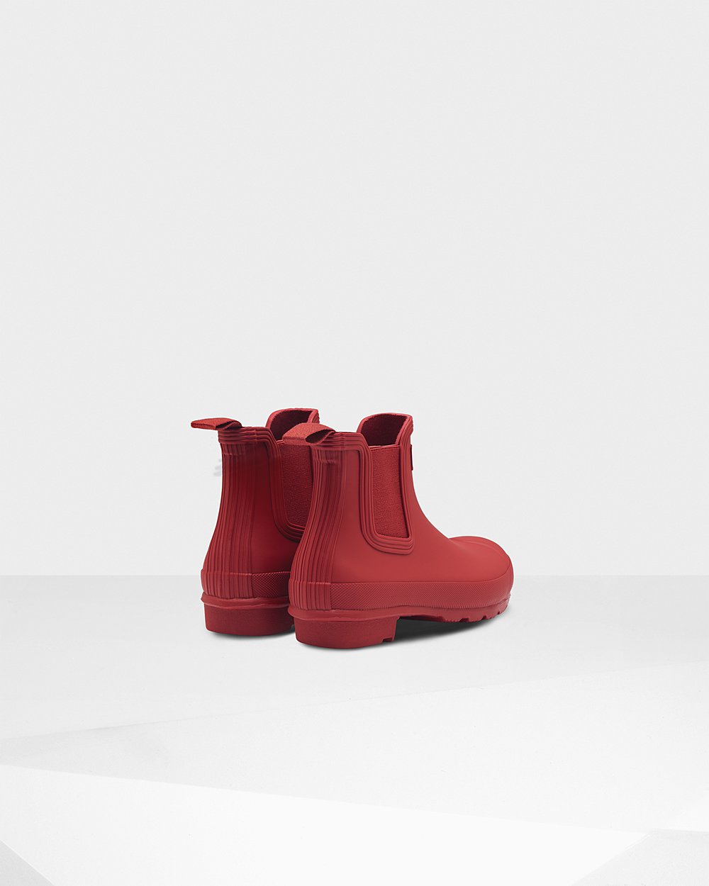 Womens Hunter Original - Chelsea Boots Red - 5438-IVFUW